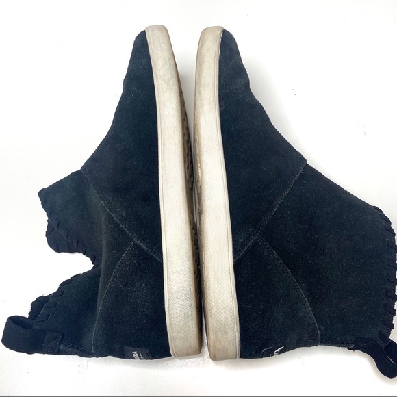 Koolaburra by UGG Rylee Suede Leather Mini Boots Black 10 - Picture 8 of 8